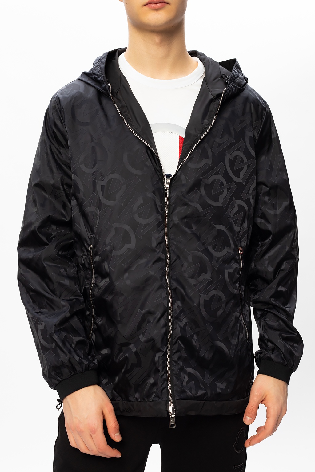 Black 'Cordier' reversible jacket with logo Moncler - Vitkac Canada